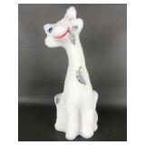 Fenton Art Glass Alley Cat Figurine Matte White