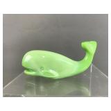 Fenton Art Glass Chameleon Slag Whale