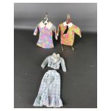 Vintage Barbie Checkered Flower Outfit And More