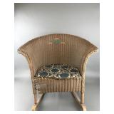 Possibly Antique Child's Wicker Rocking Chair