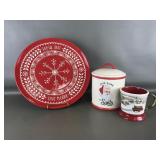 Save Some For Santa Hallmark Ceramic Cookie Jar