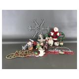 Christmas Metal Signs, Ornaments & More