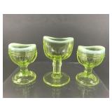Vintage Fenton Glowing Uranium Vaseline Eyewash