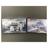 Vtg Amt Ertl F-18a Hornet & Sv-22 Osprey Model Kit