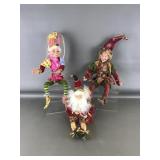 19-in Posable Elf Jester Figurine & More