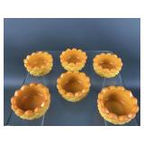Cadmium Pineapple Salt Cellars