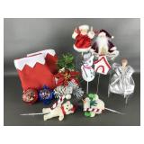 Vintage Jewelbrite Mini Diorama Ornaments & More
