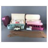 Vintage Satin Glove Boxes, Buttons, And More!