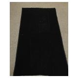 Panel Vintage Black Velvet Low Pile