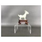 Stone Jade Hand Carved Ram
