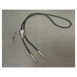 Vtg Wild West Pistol In Holster Bolo Tie