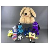 Vtg Plush Including Batman, Spongebob & More!
