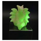Uranium Be Shiney Fenton Glass Burmese Dragon