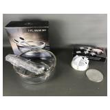 Paul Revere Salad Set And Silversmiths Coasters