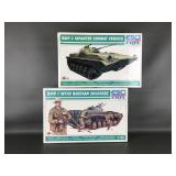 Esci Ertl Bmp 1 & 2 Tanks Scale Model Kits