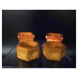 Glowing Amberina Salt Cellars & More