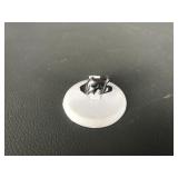 .925 Sterling Silver Cat Ring