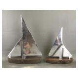 Polish Aluminum & Wood Indian Made Sailboats