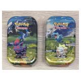 Sealed Lot of (2) Pokemon Mini Tins