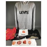 Levis Sweatshirt, Nike Mesh Sports Shirt, And More