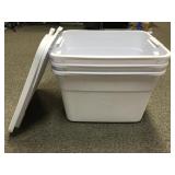 Brightroom Latching 20 Gal Storage Totes