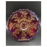 Frank Fenton 85th Birthday Carnival Glass Plate