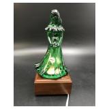 Fenton Handpainted Glass Doll W Light Box