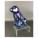Fenton carnival dog figurine