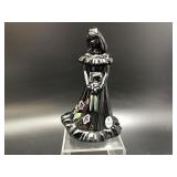 Signed Rosso Exclusive Fenton Glass Bride Doll