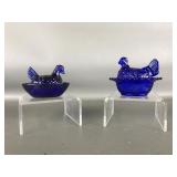 Mosser Glass Cobalt Mini Hen On Nest & More