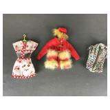 Vintage Barbie Fur Sighted Jacket With Hat And