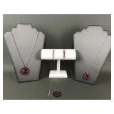 Handmade Swarovski Crystal & Rivoli Stone Jewelry