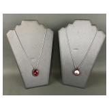 Sterling Silver & Ravoli Handmade Necklaces