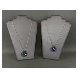 Sterling Silver & Rivoli Handmade Necklaces