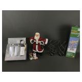 Clothtique Santa, Charlie Brown Christmas Tree &