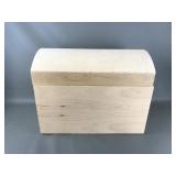 Wooden Carpentry Handmade Paintable Treasure Chest