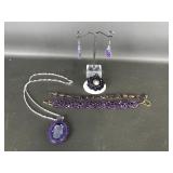 Swarovski Crystal & Rivoli Stone Handmade Jewelry