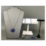 Handmade Swarovski Crystal & Rivoli Stone Jewelry