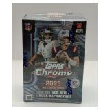 Sealed 2025 Topps Chrome NFL Trading Cards