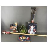 Handpainted Artisan Wooden Christmas Decor