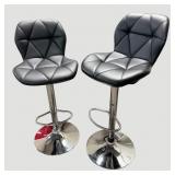 PU leather Yaheetech bar stools