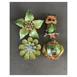 Vtg Liz Claiborne, Art & More Brooches