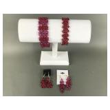 Stunning Hand Woven Swarovski Crystal Bracelets &