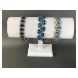 Hand Woven Swarovski Crystal & Beaded Bracelets
