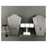 Swarovski Crystal & Rivoli Stone Handmade Jewelry