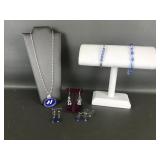 Swarovski Crystal & Rivoli Stone Handmade Jewelry