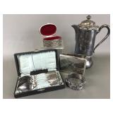 Vintage Silver-plated Trinket Box & More