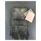 Antique Art Deco Beaded Flapper Handbag