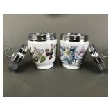 Vtg Royal Worcester Porcelain Egg Coddlers