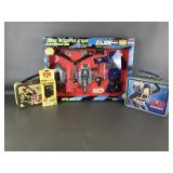 Gi Joe Cobra Helicopter Gear, Tin Boxes & Keychain
